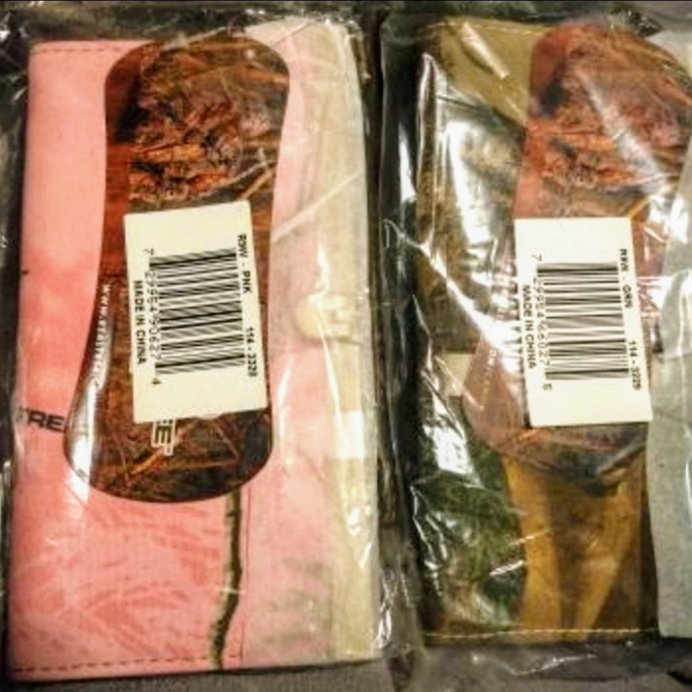 CAMO wallets your CHOICE PINK/GREEN